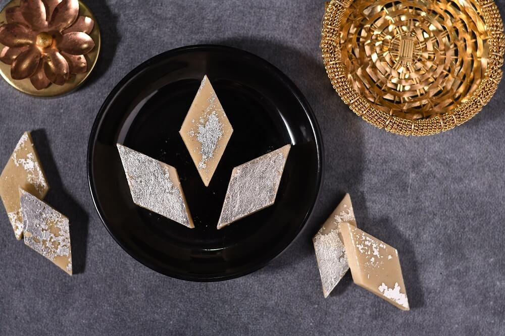 Sugarfree Kaju Katli