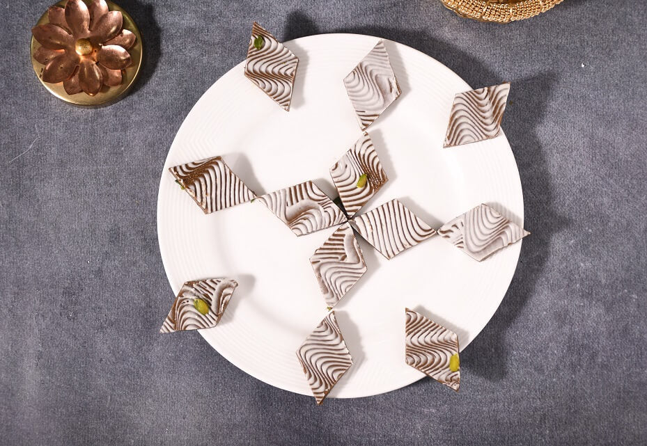 Chocolate Kaju Katli